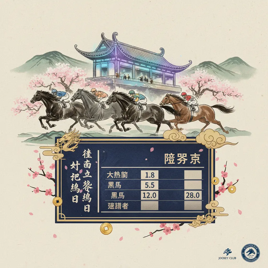 賠率表 - 維多利亞打吡賽馬日